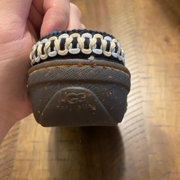 Ugg Mules size 8 Womens Black suede with fur lining - Picture 9 of 9